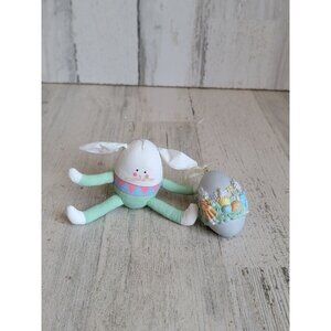 Easter bunny 3D egg ornament Xmas chick set spring